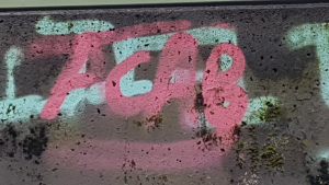 ACAB-Graffiti im Schürenkamptunnel