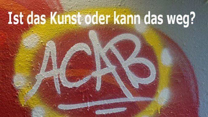 Graffiti und Zensur in Gladbecker Fußgängertunneln?