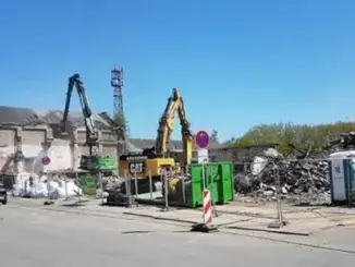 Alte Gebäude an der Möllerschächte werden abgerissen