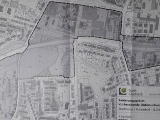 Gladbeck: von der Stadtverwaltung vorgeschlagenes Sanierungsgebiet an der B224 / A52