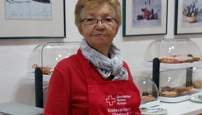 DRK Bellingröhr Die langjährige DRK-Helferin Irmgard Bellingröhr.
