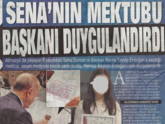 Brief einer Schülerin an ERdogan