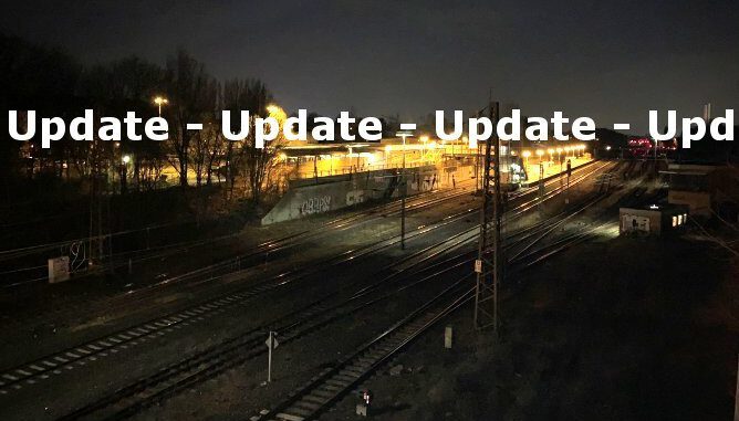 Update - Unfall Güterzug Bahnhof-West