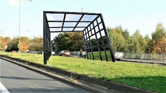 Skulptur-Entwurf für die Buersche Straße DRIVE-IN-KUNST in Gladbeck?