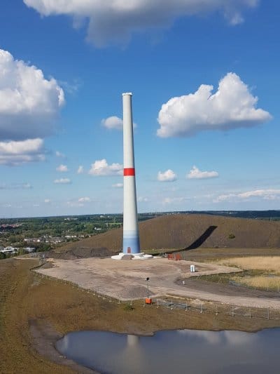 Windradturm auf der Mottbruchhalde