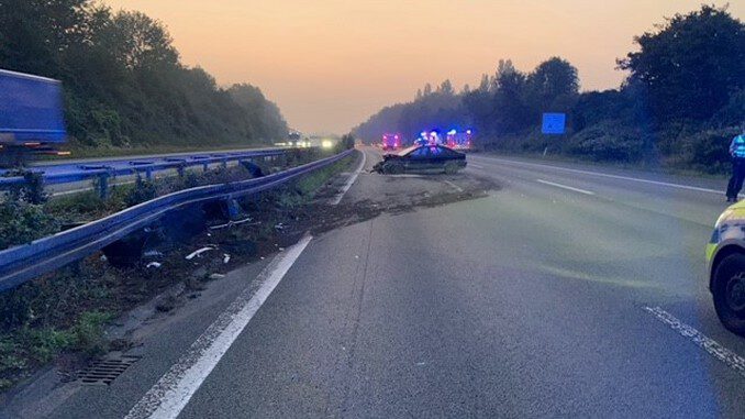Verkehrsunfall auf der BAB Gladbeck - Hannover