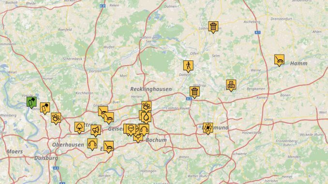 Ruhrgebiet: Neuer Mängelmelder für Emscher und Lippe