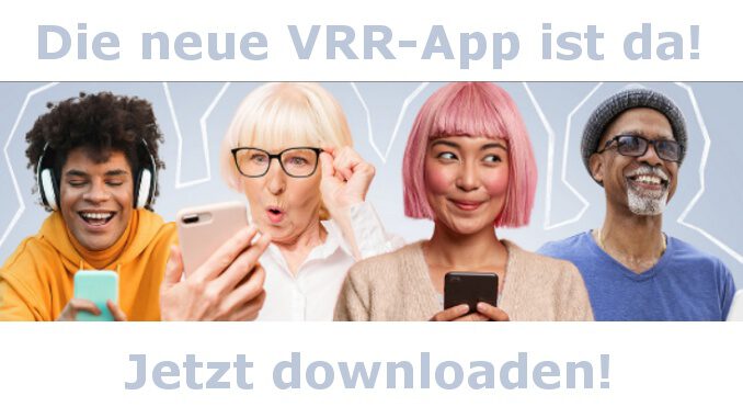 Neue VRR App: Schnell und einfach Verbindungen und Tickets finden