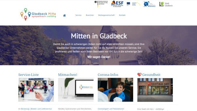 Portal Gladbecker Unternehmen startet wieder neu durch