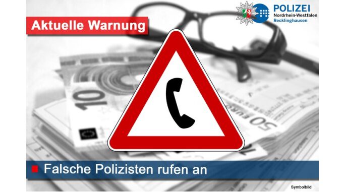Falsche Polizeibeamte nehmen in Gladbeck Geld in Empfang