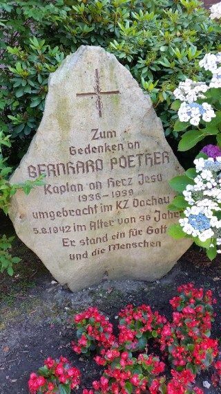 Gedenkstein für Bernhardt Poether