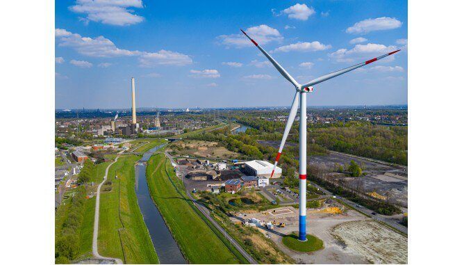 Windenergie macht Kläranlage in Bottrop autark