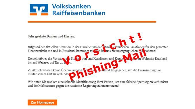 Phishing-Mails zur Ukraine kursieren in Gladbeck