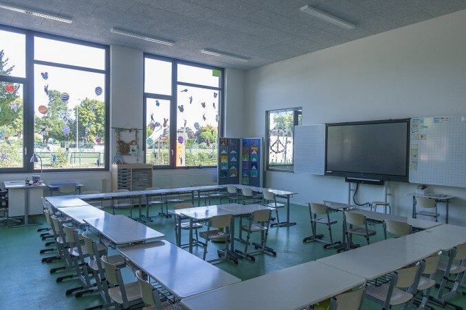 Ein neuer Klassenraum der Josefschule