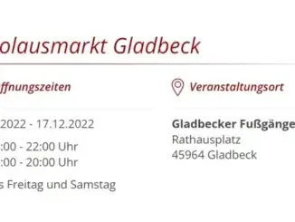 Nikolausmarkt findet in Gladbeck wieder statt