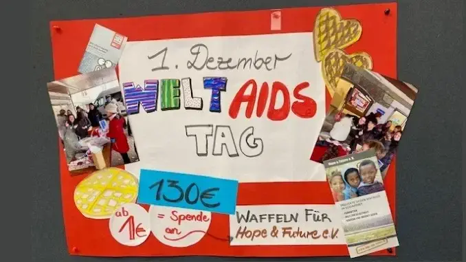 Welt-AIDS-Tag: Schüler weisen auf Diskriminierung Erkrankter hin