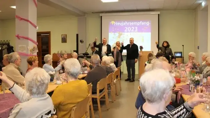 Neujahrsempfang mit 100 SeniorInnen in Gladbeck