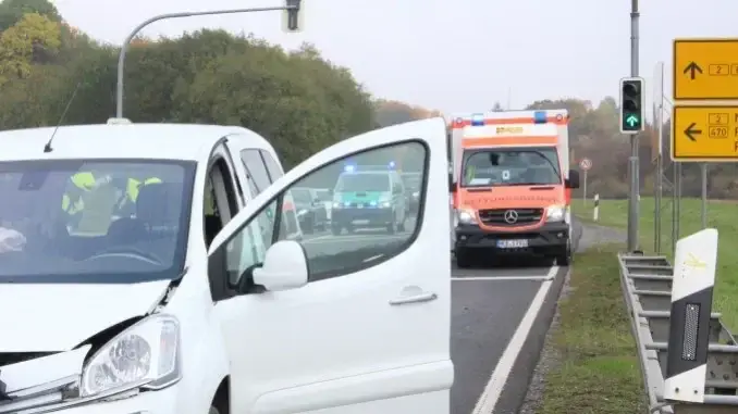 Verkehrsunfall mit Verletzten in Gladbeck