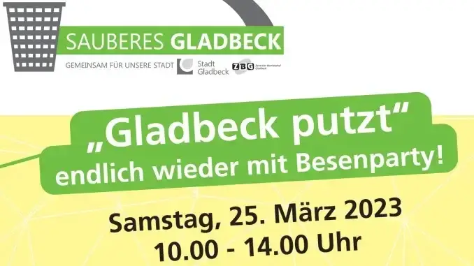 „Gladbeck putzt“ am 25. März – ZBG lädt zum Mitmachen ein!