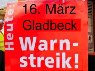 Zentraler Betriebshof Gladbeck auch vom Streik betroffen