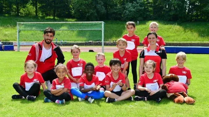 VfL Leichtathletik-Kinder aus Gladbeck beim Kids Cup in RE