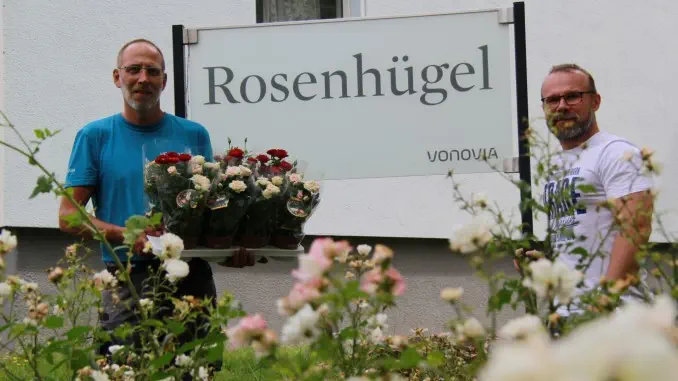 Vonovia-Quartier in Gladbeck erhält neue Rosenbögen
