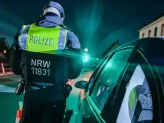 Beleuchtungs-Kontrollen der Polizei in Gladbeck