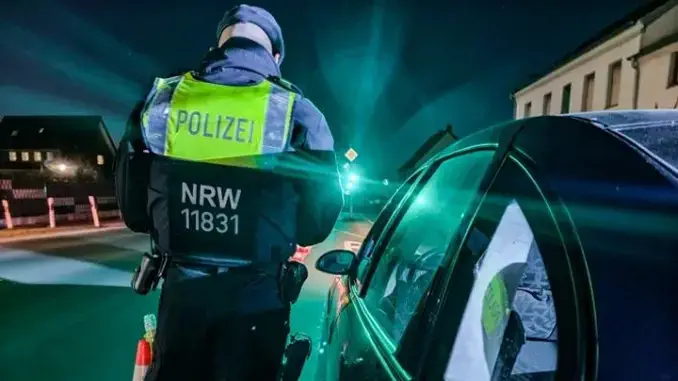 Beleuchtungs-Kontrollen der Polizei in Gladbeck