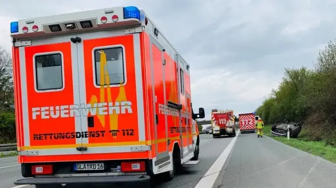 Zwei Tote bei Motorradunfall auf der Autobahn bei Gladbeck