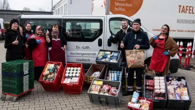 Spenden für Tafel Gladbeck: 500 € in Lebensmittel umgewandelt