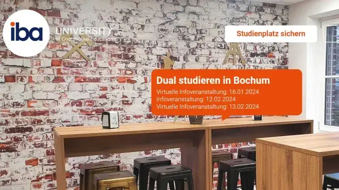 Duales Studium Infoveranstaltung in Bochum