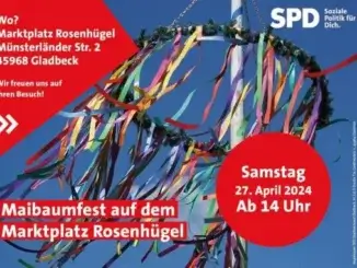 Maibaumfest der SPD in Gladbeck-Süd