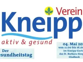 Kneipp-Verein Gladbeck e.V. mit Gesundheitstag am 4. Mai