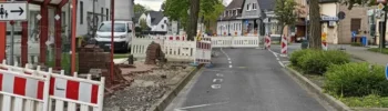 RWW: Neue Wasserleitung auf der Händelstraße in Gladbeck