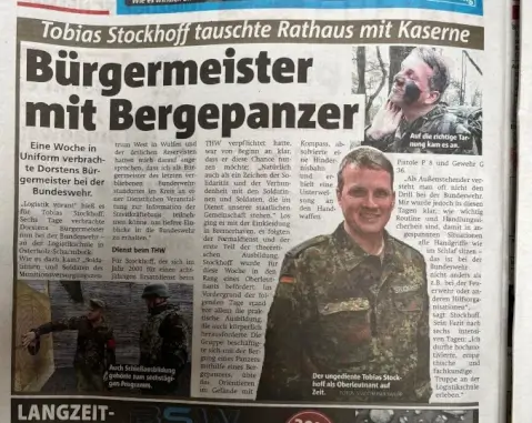 Stockhoff bei der Bundeswehr