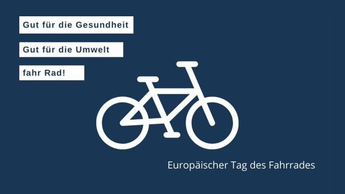 Europäischer Tag des Fahrrads ist heute am 3. Juni 2024