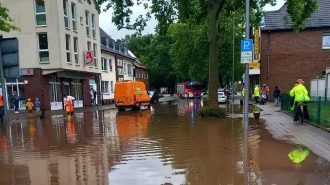 Dauerregen in Gladbeck: Juli legte minimale Regenpause ein