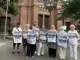 Friedensgebet vor der Lambertikirche in Gladbeck