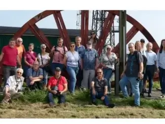 Energie aus Wind: VHS Gladbeck - Exkursion nach Oberscholven