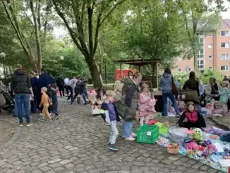 In Gladbeck-Ost feierten Nachbarn am Kotten Nie