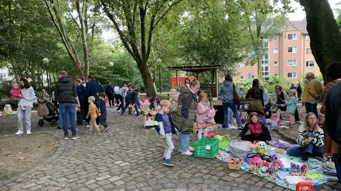 In Gladbeck-Ost feierten Nachbarn am Kotten Nie