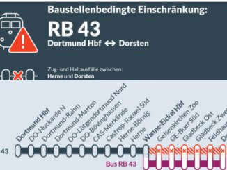 Bahnverkehr durch Gladbeck eingeschränkt