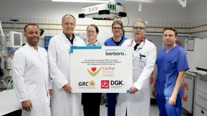 St. Barbara-Hospital Gladbeck als Cardiac Arrest Center zertifiziert