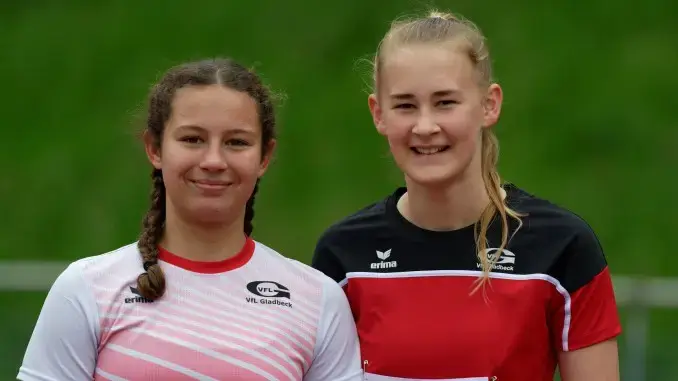 Melina Sommerfeld und Anna Dierichs vom VfL Gladbeck