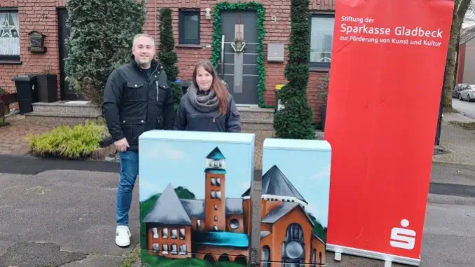 Sparkasse Gladbeck förderte 30 mal Kunst am Kasten