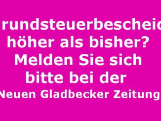 Grundsteuerbescheid Gladbeck