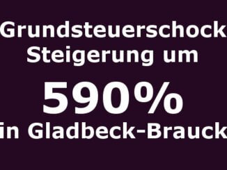 Grundsteuerschock Gladbeck: 1.063 statt 180 Euro