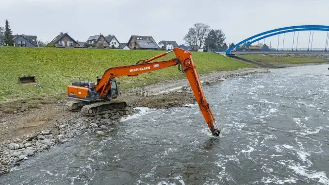 Emscher-Mündung: Endspurt