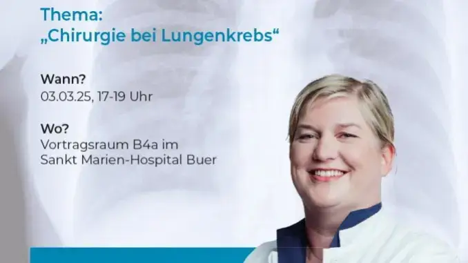 Chirurgie bei Lungenkrebs - Vortrag in Buer