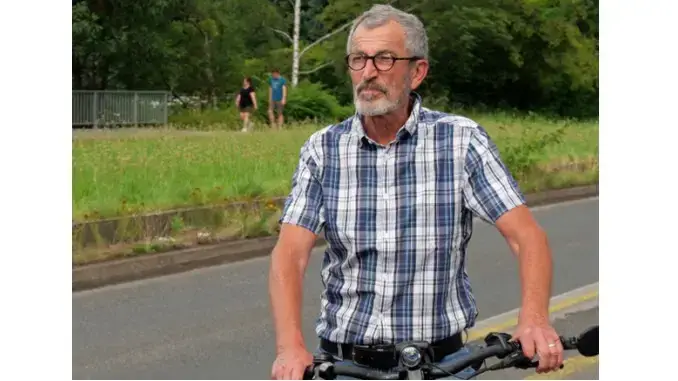 Radfahren auf der Buerschen in Gladbeck